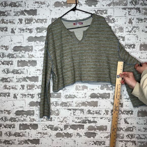 Urban outfitters | womens cropped stripped long sleeve - Picture 5 of 9